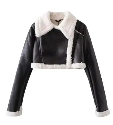 מעיל דמוי פרווה לנשים – חורף חם בסטייל יוקרתי ונועז