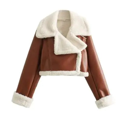 מעיל דמוי פרווה לנשים – חורף חם בסטייל יוקרתי ונועז