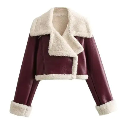 מעיל דמוי פרווה לנשים – חורף חם בסטייל יוקרתי ונועז