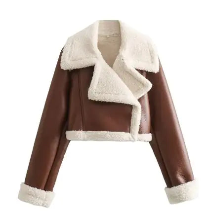 מעיל דמוי פרווה לנשים – חורף חם בסטייל יוקרתי ונועז